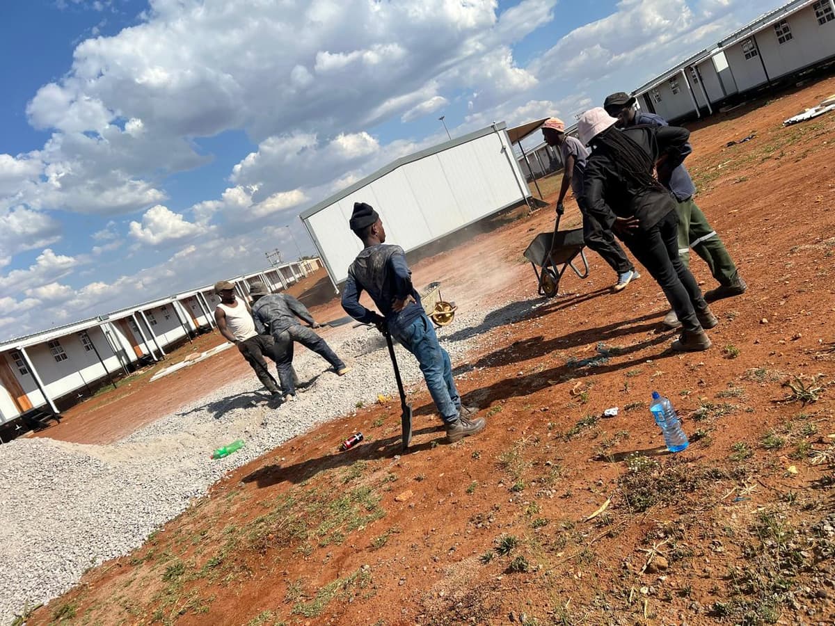 Team working together